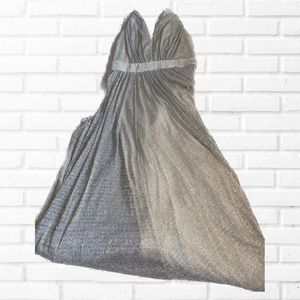 Women’s gold maxi dress